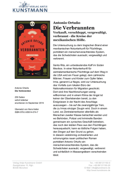Die Verbrannten - Verlag Antje Kunstmann