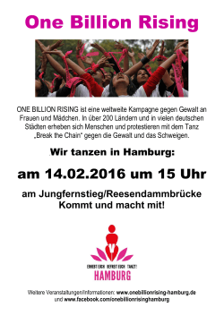 One Billion Rising - DIE LINKE. Landesverband Hamburg