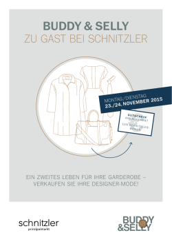 buddy & selly - Modehaus Schnitzler