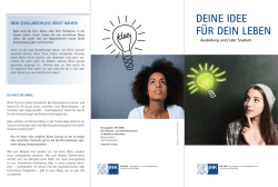 Deine Idee für Dein Leben