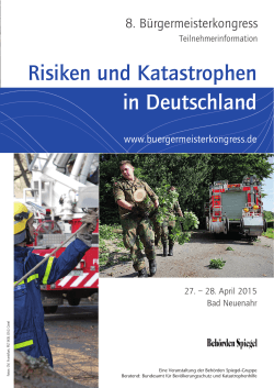 Risiken und Katastrophen in Deutschland