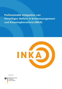 Projektflyer - INKA-Sicherheitsforschung