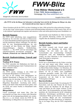 FWW-Blitz Ausgabe Februar als PDF herunterladen