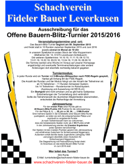 Ausschreibung