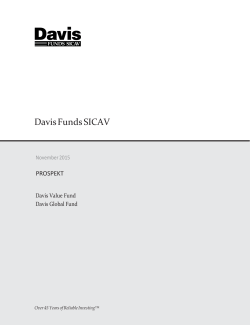 Davis Funds SICAV