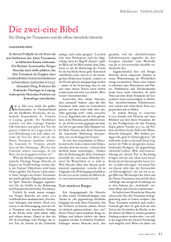 Die zwei-eine Bibel
