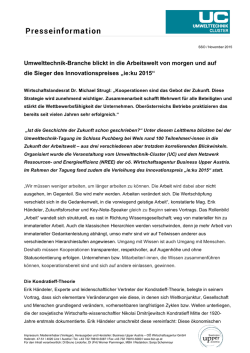 ie:ku 2015 - Umwelttechnik