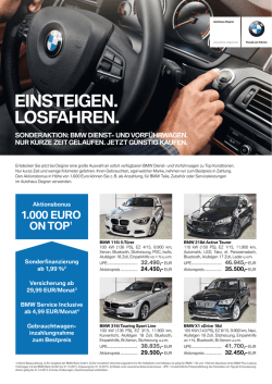 einsteigen. losfahren.