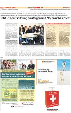Jetzt in Berufsbildung einsteigen und Nachwuchs sichern