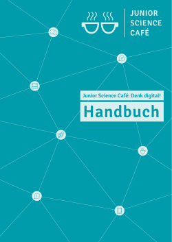 Handbuch - Junior Science Caf&eacute;