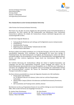 Informationen & Anmeldung