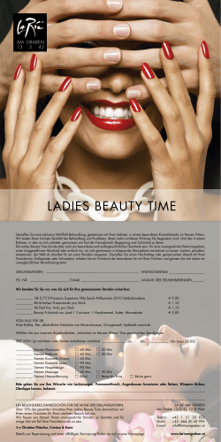 Ladies Beauty time - La Ric am Stephansplatz