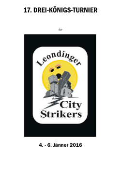 17. drei-königs-turnier - Leondinger City Strikers