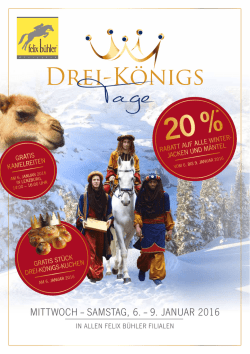 Drei-K&ouml;nigs - Felix B&uuml;hler