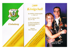 zu" * Königs ball - Möllner Schützengilde