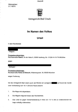 Im Namen des Volkes