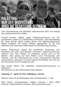 Eine Veranstaltung mit aktuellen Informationen