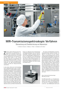 MIR-Transmissionsspektroskopie Verfahren
