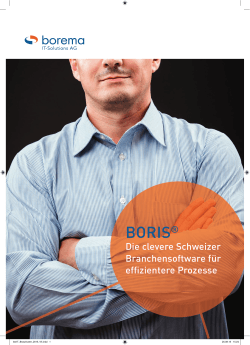 boris - Borema Umwelttechnik AG