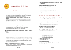 Lehrplan Deutsch als PDF - Wahnam Tai Chi Chuan & Qigong