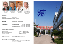Horst Scheu Schulleiter Monika Kr&auml;ter Sekret&auml;rin Petra Engesser