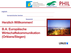 Herzlich Willkommen!