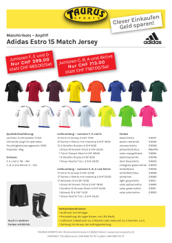 Adidas Estro 15 Match Jersey