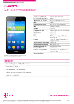 HUAWEI Y6 Gute Laune vorprogrammiert