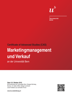 Marketingmanagement und Verkauf