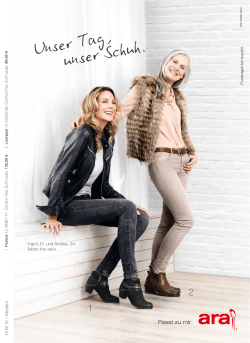Unser Tag, unser Schuh. - Baumgartner Schuh & Mode GmbH