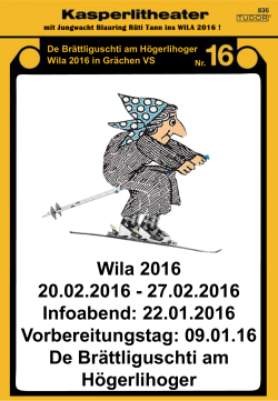 Wila 2016 20.02.2016 - Jungwacht Blauring Rüti-Tann