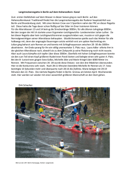 Hohenzollernkanal Langstrecke