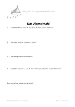 Arbeitsblätter (als PDF)