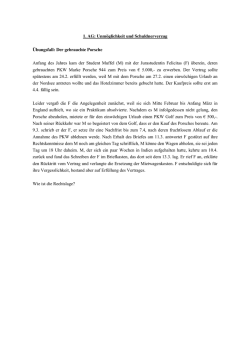 Fall 11: Sachverhalt