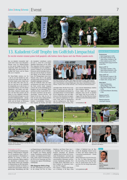 Golf Trophy 2015