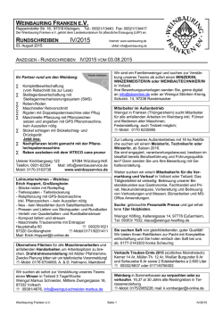 IV/2015 - Weinbauring Franken e. V.