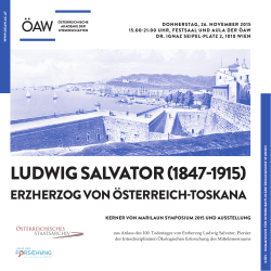 Historikerin und Erzherzog Ludwig Salvator
