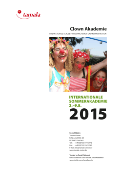 Download: Internationale Clown Sommerakademie 2
