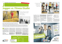 Joggen vs. Fitness-Studio