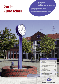 Dorf-Rundschau November 2015