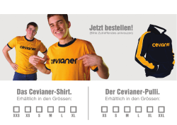 Jetzt bestellen! Das Cevianer-Shirt. Der Cevianer