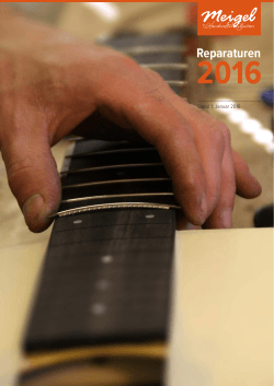 Preisliste Reparaturen 2016 / pdf