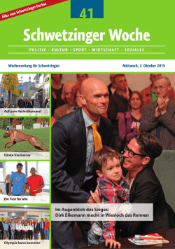 Schwetzinger Woche