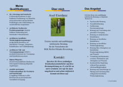 Kontakt: Axel Eierdanz
