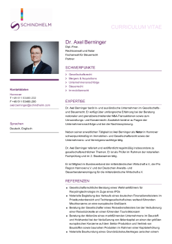 Notar Hannover: Dr. Axel Berninger