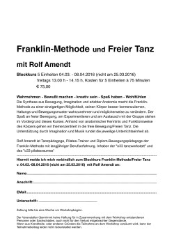 FM + Freier Tanz 43-8416 - Franklin Methode Hamburg
