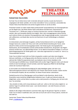 Festival Freier Tanz im Delta