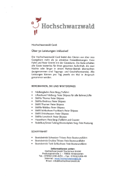 Hochschwarzwald