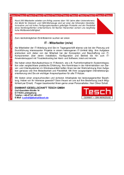 IT - Mitarbeiter - Diamant