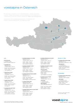 voestalpine in Österreich